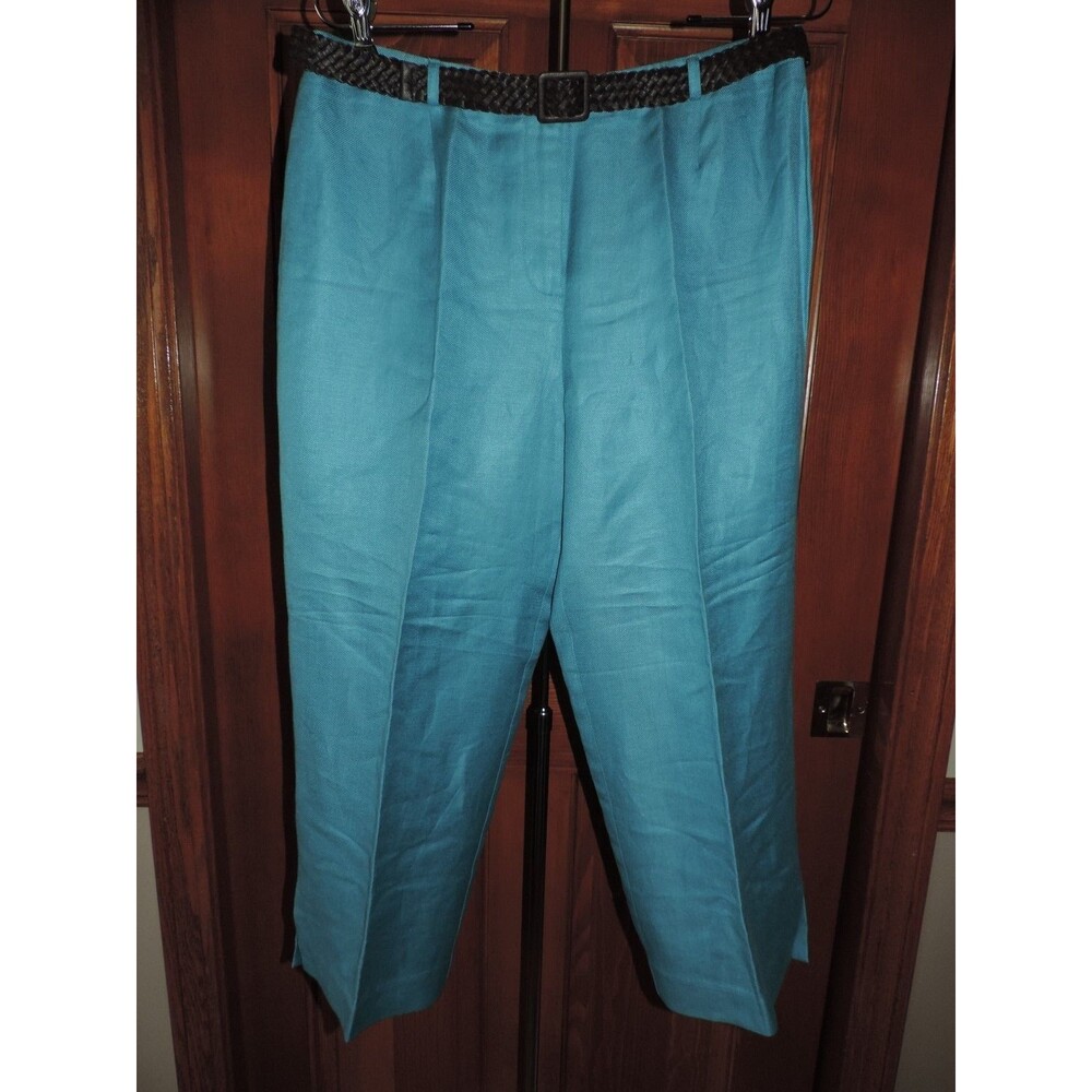 Norton McNaughton Capris Womens Linen / Rayon Size 12 petite NEW